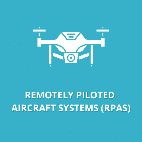 Graphic reads: remotely piloted aircraft systems (RPAS)