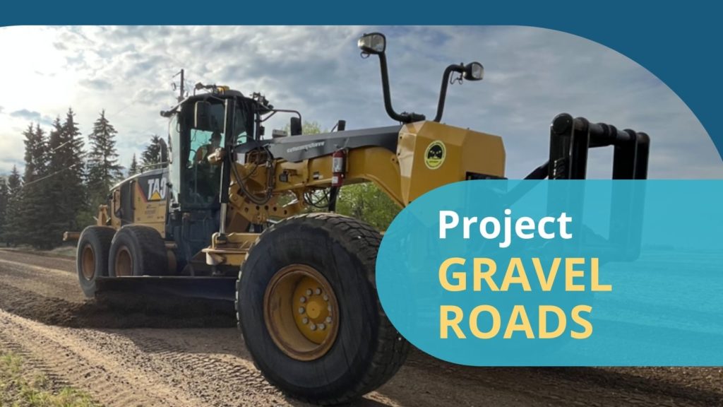 gravel roads