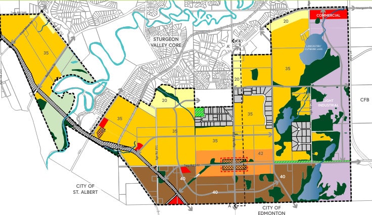 sturgeon valley south concept plan