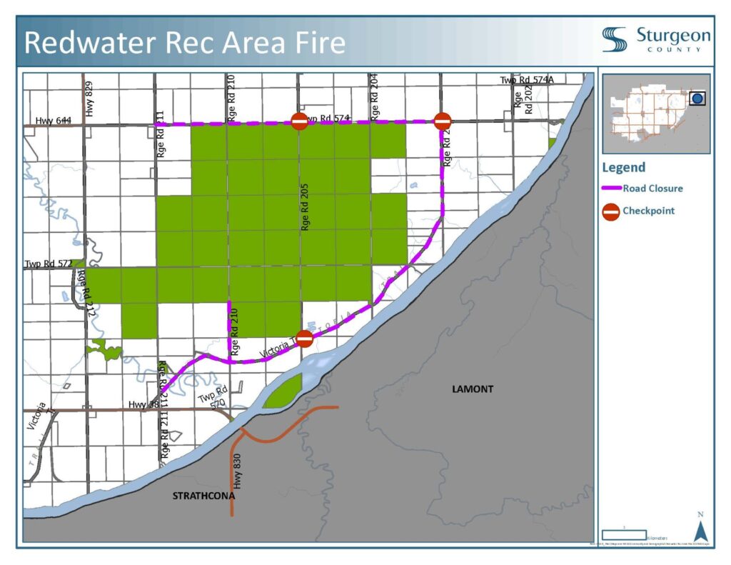 Redwater Rec Area Fire, May 4