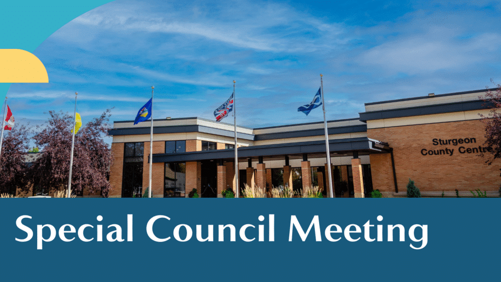 Public Notice – Special Council Meeting