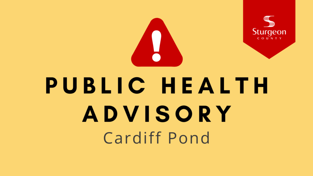 Public health advisory – Cardiff Pond (Cardiff Park)